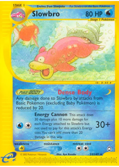 Slowbro - Reverse Holo