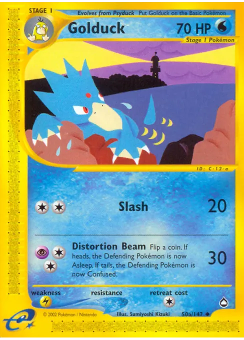 Golduck - Reverse Holo