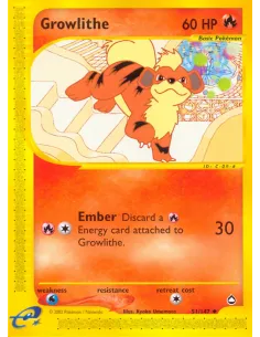 Growlithe - Reverse Holo