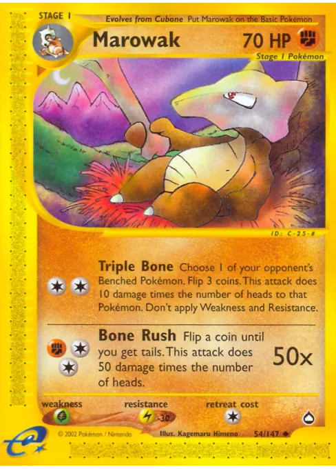 Marowak - Reverse Holo