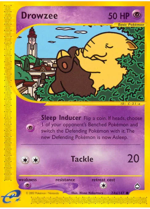 Drowzee - Reverse Holo
