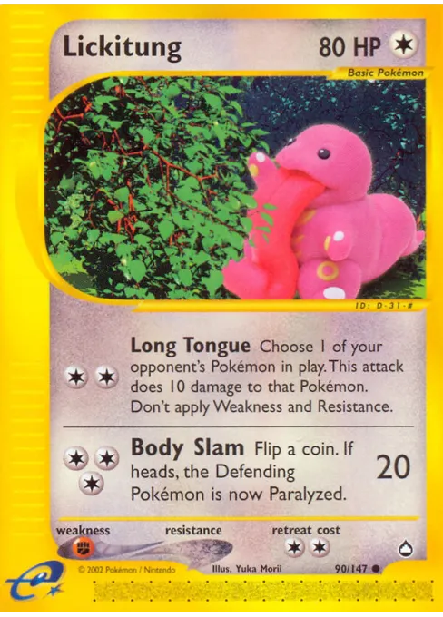 Lickitung - Reverse Holo