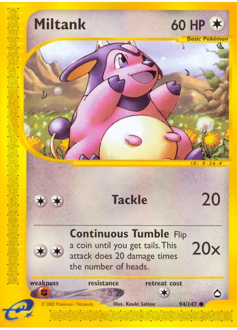 Miltank - Reverse Holo