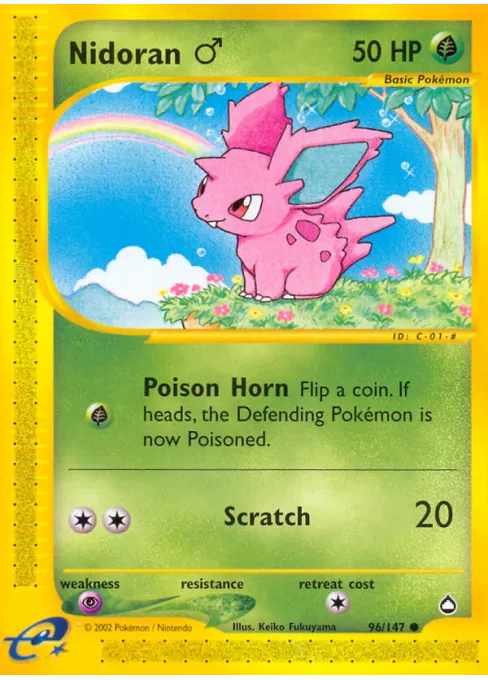 Nidoran ♂ - Reverse Holo