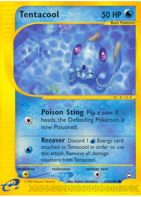 Tentacool - Reverse Holo