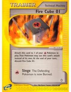 Fire Cube 01 - Reverse Holo