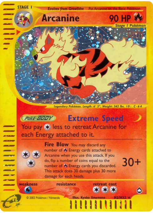 Arcanine - Reverse Holo