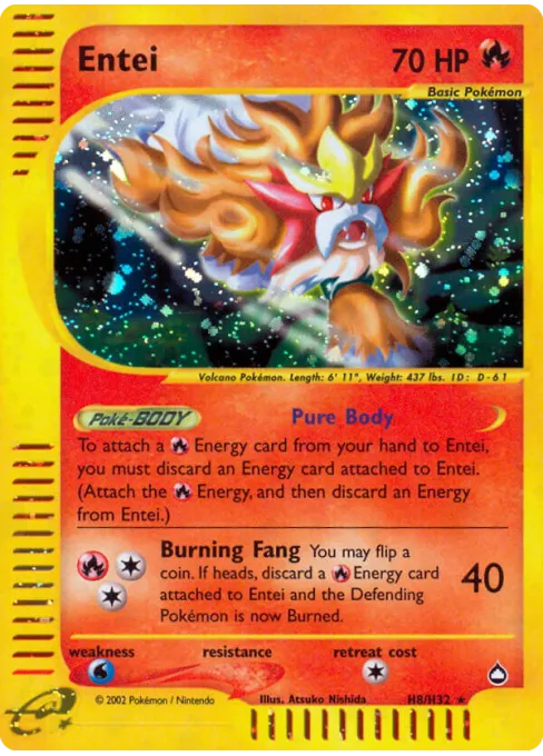 Entei - Reverse Holo