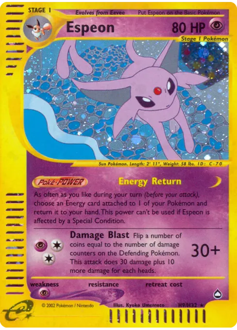 Espeon - Reverse Holo
