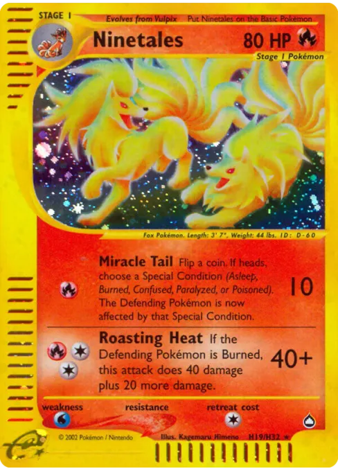 Ninetales - Reverse Holo