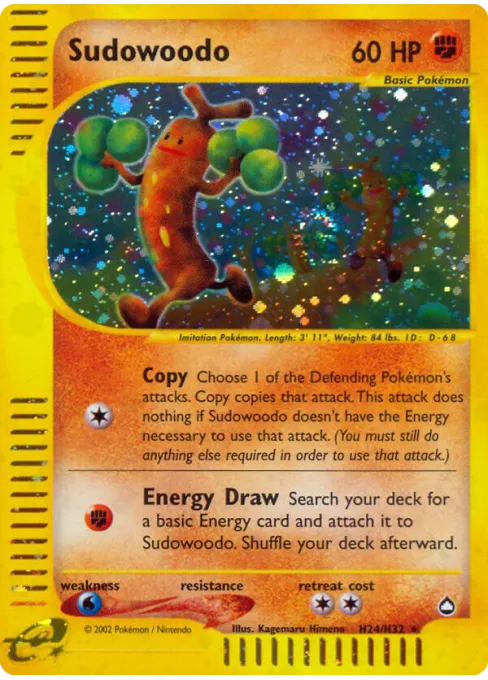 Sudowoodo - Reverse Holo