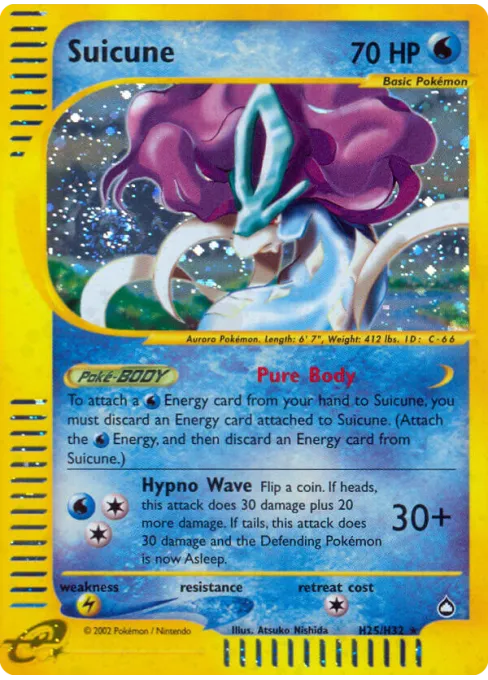 Suicune - Reverse Holo