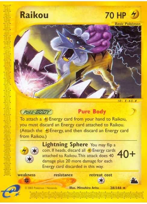 Raikou - Reverse Holo