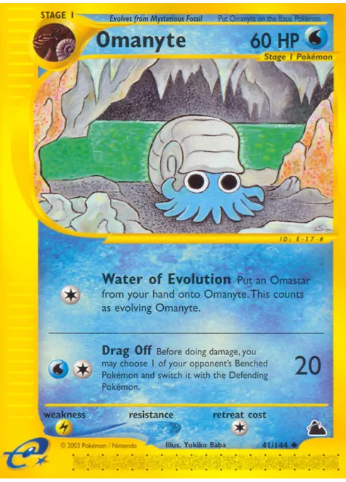 Omanyte - Reverse Holo