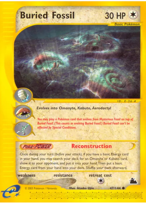 Buried Fossil - Reverse Holo