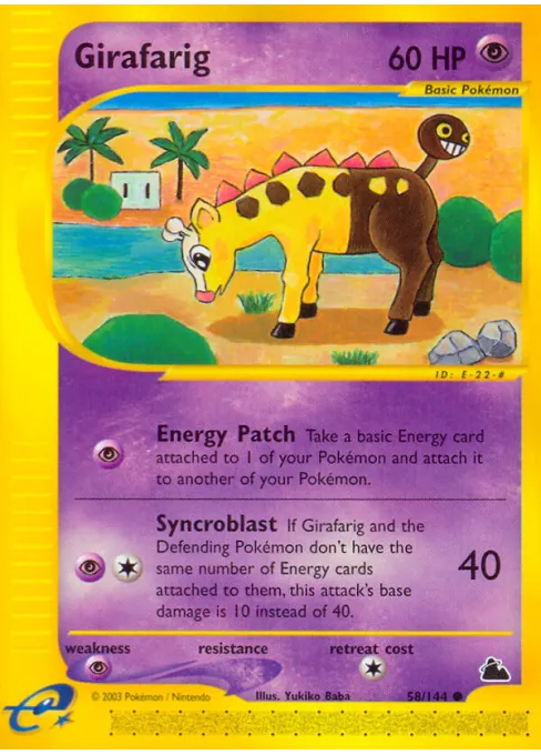 Girafarig - Reverse Holo