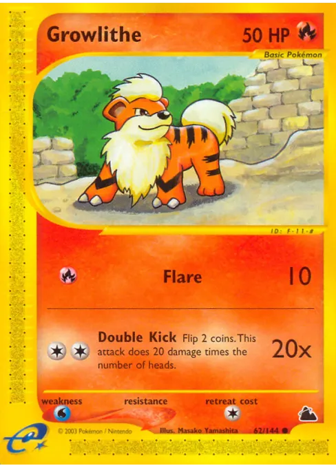 Growlithe - Reverse Holo