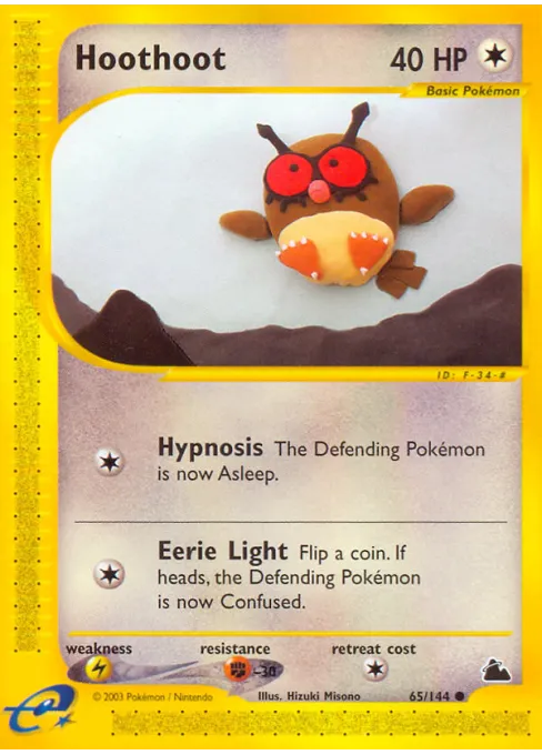 Hoothoot - Reverse Holo