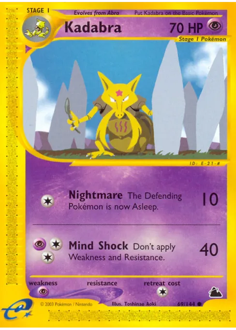 Kadabra - Reverse Holo