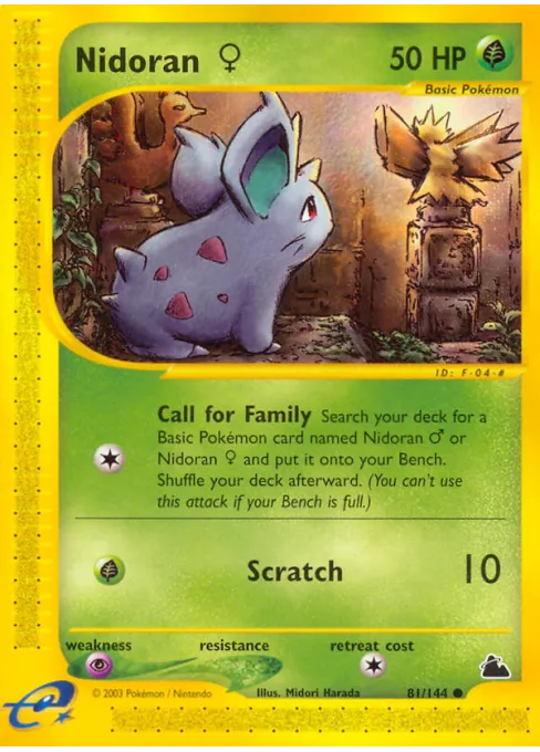 Nidoran ♀ - Reverse Holo