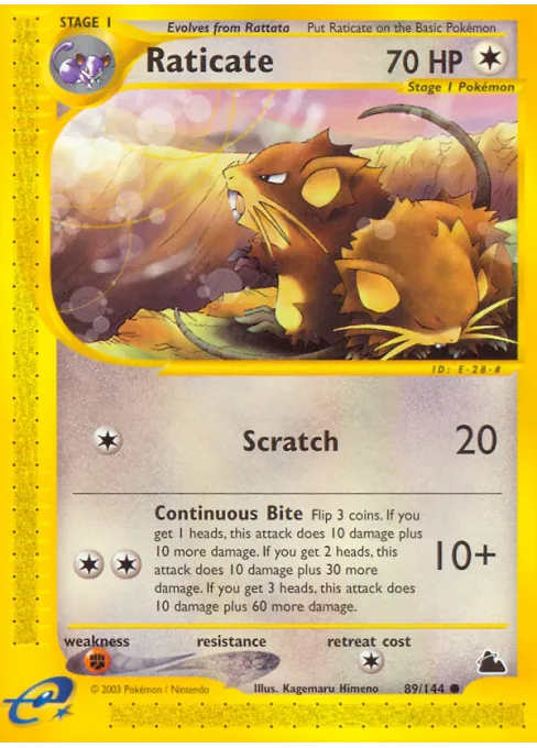 Raticate - Reverse Holo