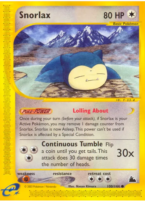 Snorlax - Reverse Holo