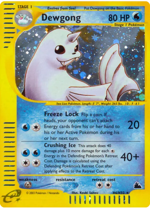 Dewgong - Reverse Holo