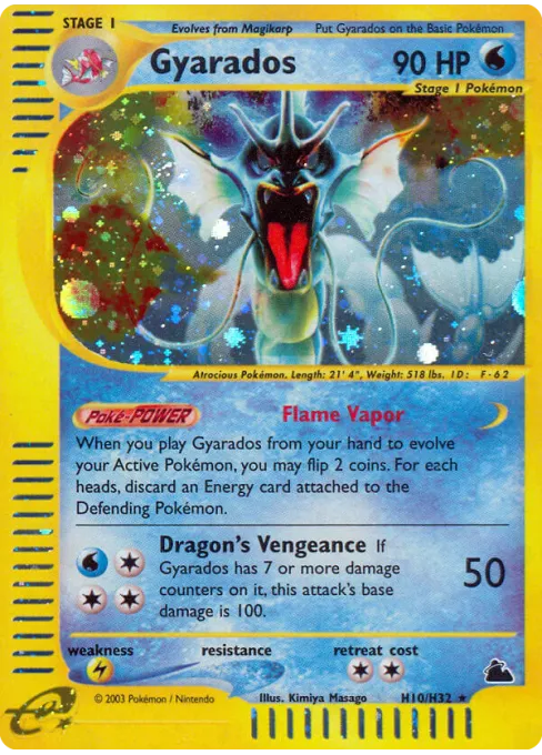 Gyarados - Reverse Holo
