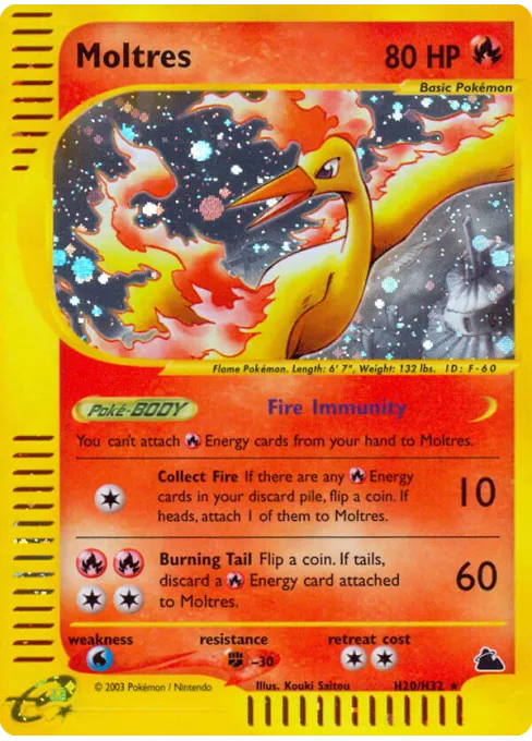 Moltres - Reverse Holo