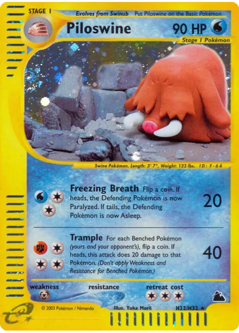Piloswine - Reverse Holo