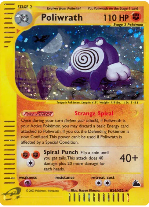 Poliwrath - Reverse Holo