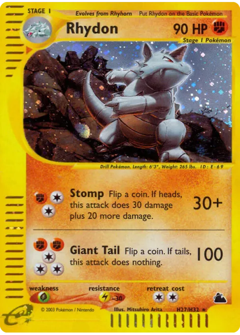 Rhydon - Reverse Holo