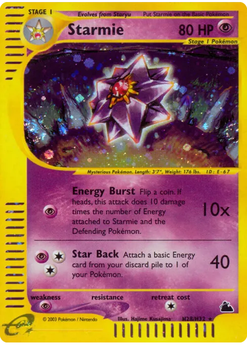 Starmie - Reverse Holo