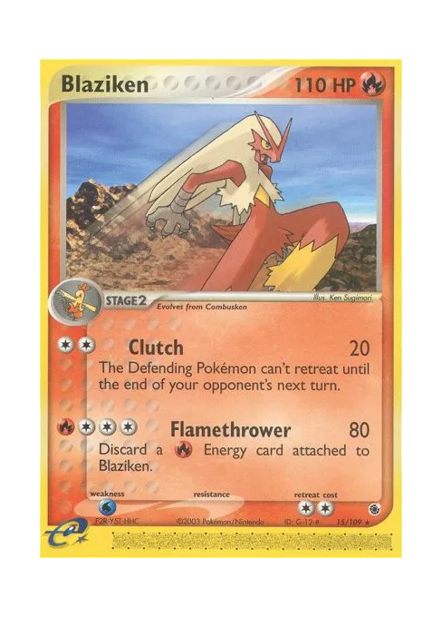 Blaziken - Reverse Holo