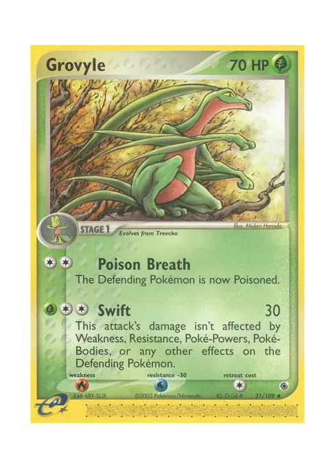 Grovyle - Reverse Holo