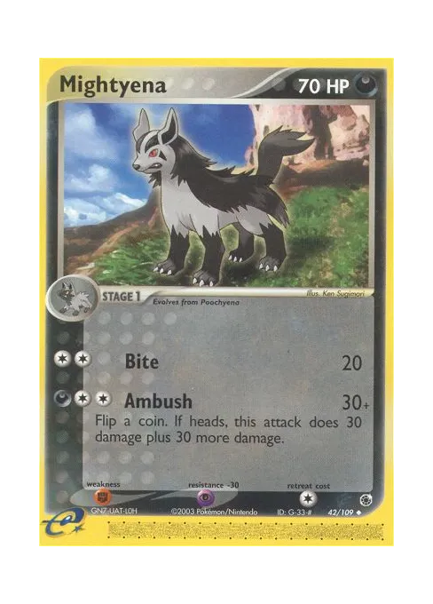Mightyena - Reverse Holo