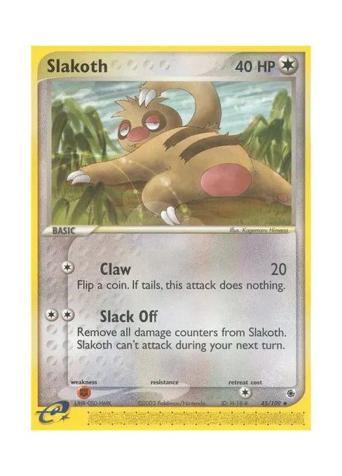 Slakoth - Reverse Holo