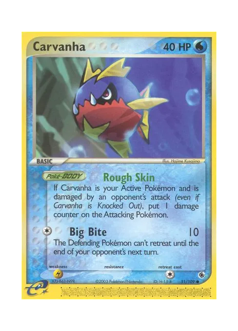 Carvanha - Reverse Holo