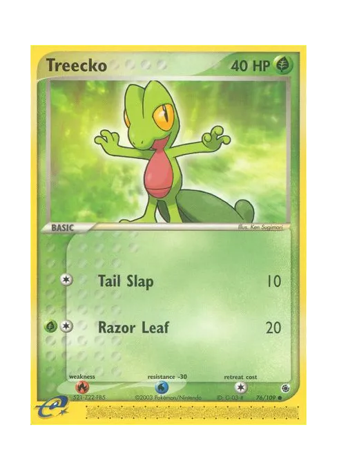 Treecko - Reverse Holo