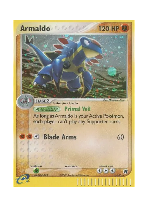 Armaldo - Reverse Holo