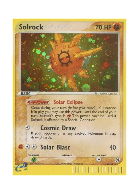 Solrock - Reverse Holo