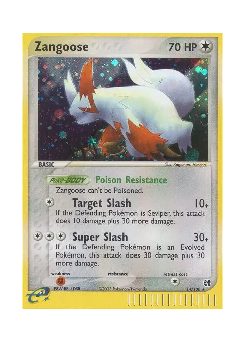 Zangoose - Reverse Holo
