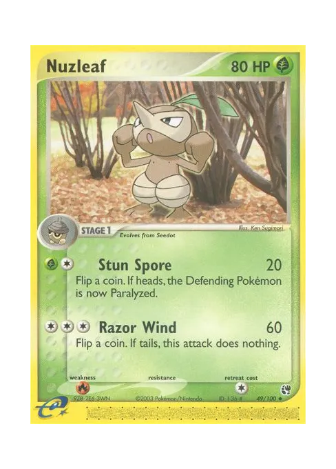 Nuzleaf - Reverse Holo