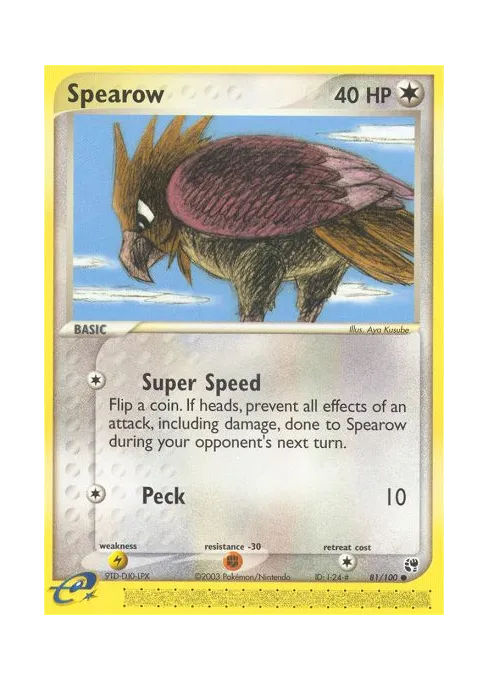 Spearow - Reverse Holo