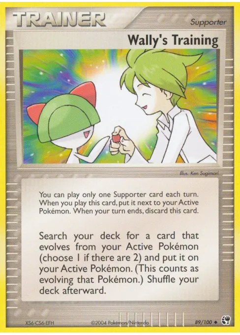 Wally's Training - Reverse Holo