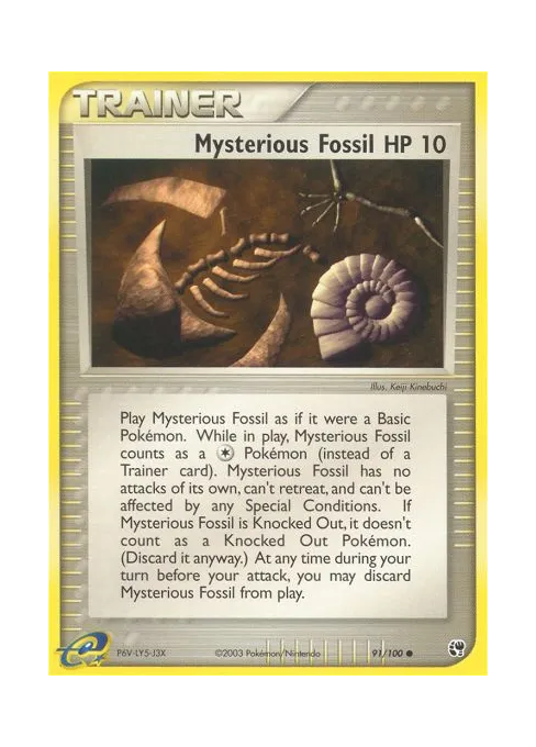 Mysterious Fossil - Reverse Holo