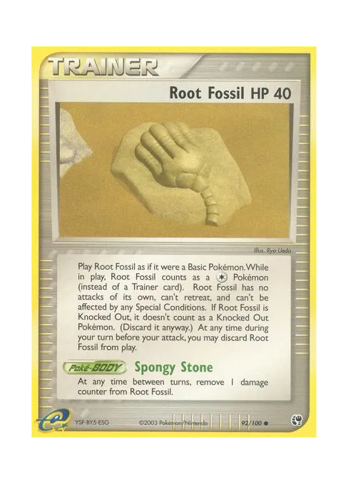 Root Fossil - Reverse Holo