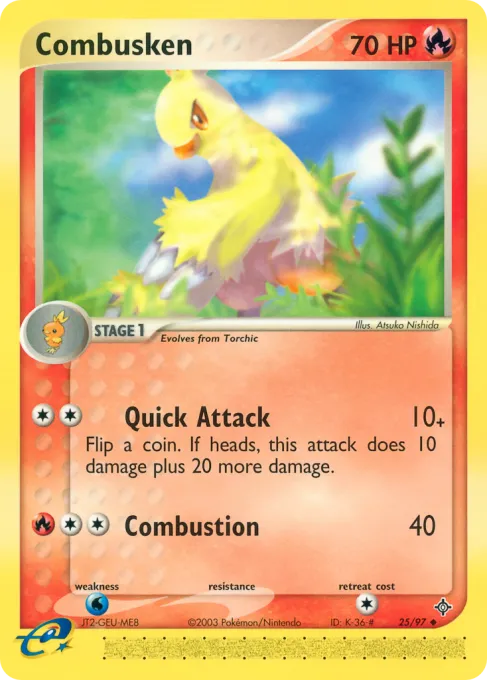 Combusken - Reverse Holo