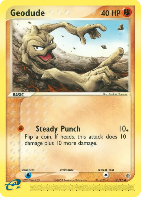 Geodude - Reverse Holo