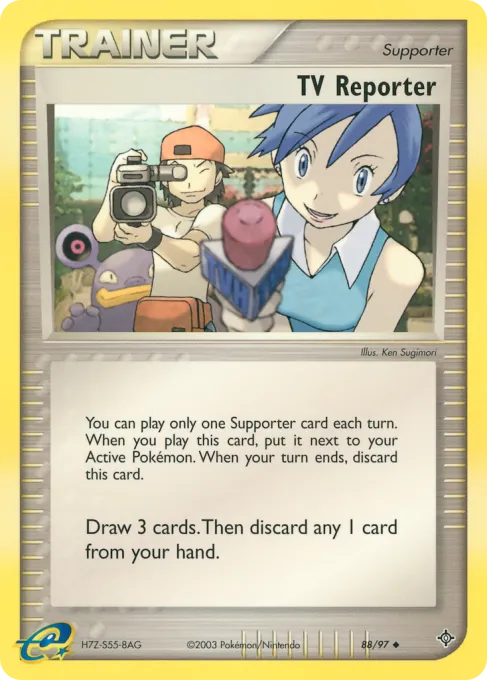 TV Reporter - Reverse Holo